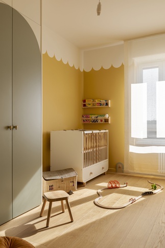 Cameretta Neonati in stile moderno di 13 di Arch. Martina Pozzi MP_archistudio Cameretta Neonati in stile moderno di 13 di Arch. Martina Pozzi MP_archistudio