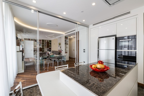 Cucina in stile contemporaneo di 15 di Annalisa Carli Architetto