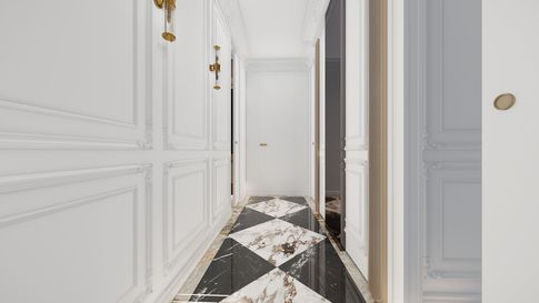 Corridoio in stile classico di 5 di Salvatore Sito Interior Designer