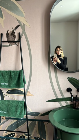 Bagno di Servizio in stile nordico di 6 di Lorena Beccaria Interiors