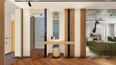 Open Space in stile contemporaneo di 20 di Salvatore Sito Interior Designer