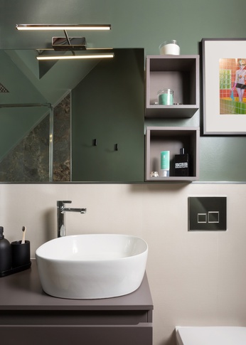Bagno in stile soft industrial di 5 di Alice Palese Atelier