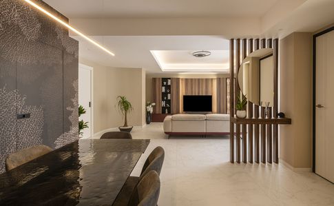 Open Space in stile contemporaneo di 40 di Diletta Villani Architetto