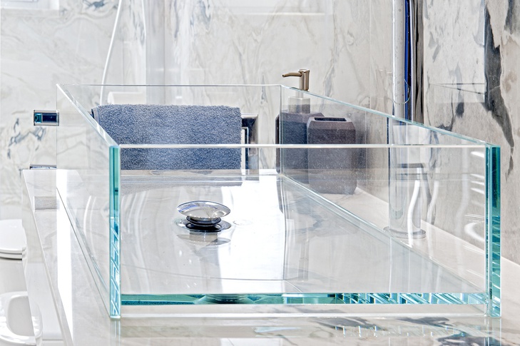 Bagno in stile contemporaneo di 12 di Luca Bucciantini Architettura d' Interni