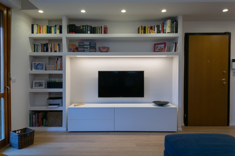 Open Space in stile moderno di 45 di zero6studio