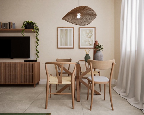 Open Space in stile japandi di 20 di Caterina Scamardella Architetto