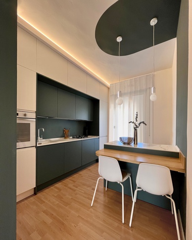 Cucina in stile contemporaneo di 9 di Linea Architettura Design Interior Cucina in stile contemporaneo di 9 di Linea Architettura Design Interior
