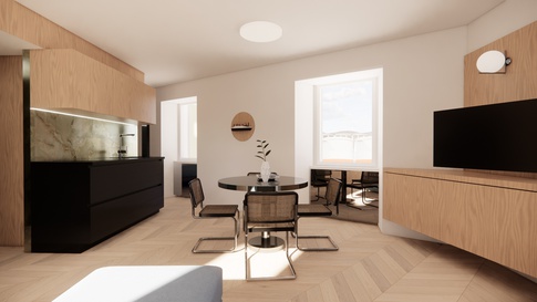 Open Space in stile moderno di 15 di Nido-innerspaces
