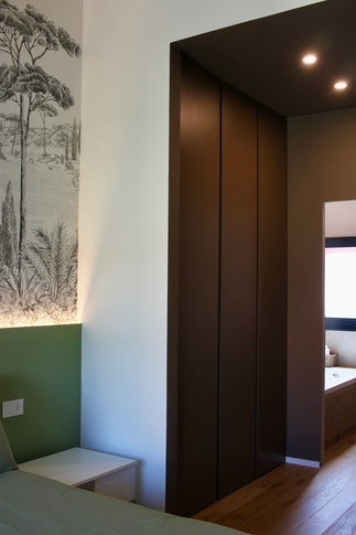 Camera da Letto in stile moderno di 17 di SuMisura Architetti