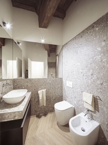 Bagno in stile contemporaneo di 4 di Studio 3Mark
