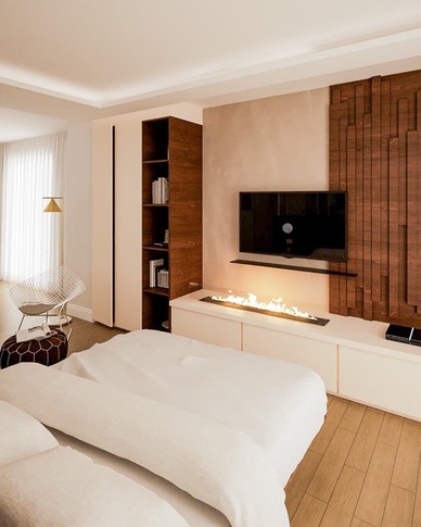 Camera da Letto in stile contemporaneo di 35 di Caterina Scamardella Architetto Camera da Letto in stile contemporaneo di 35 di Caterina Scamardella Architetto