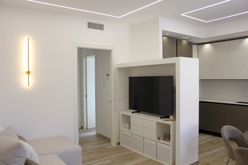 Soggiorno in stile contemporaneo di 24 di Melissa Domenici Architetto