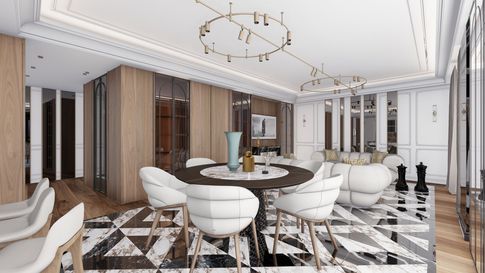 Open Space in stile classico di 30 di Salvatore Sito Interior Designer Open Space in stile classico di 30 di Salvatore Sito Interior Designer