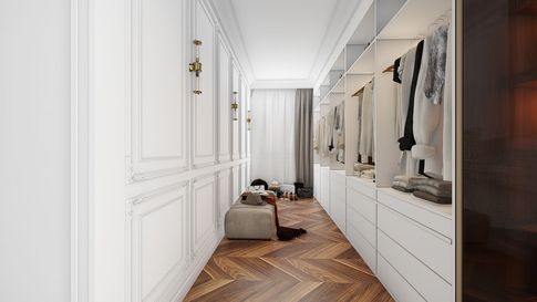 Cabina Armadio in stile classico di 10 di Salvatore Sito Interior Designer