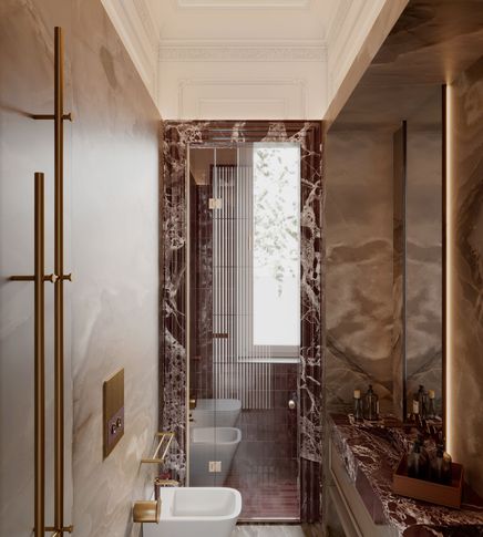 Bagno in stile classico di 15 di Salvatore Sito Interior Designer Bagno in stile classico di 15 di Salvatore Sito Interior Designer