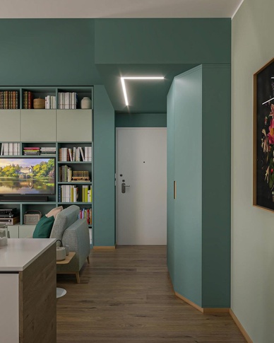 Open Space in stile moderno di 50 di Architetto Gianluca Amodeo