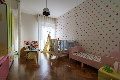 Cameretta Bambini in stile moderno di 16 di Lorenzo Rossi Architetto