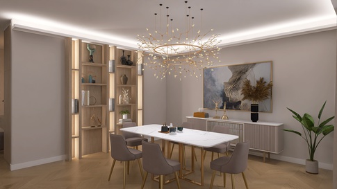 Sala da Pranzo in stile contemporaneo di 20 di Wephouse