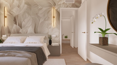 Camera da Letto in stile contemporaneo di 14 di Melissa Domenici Architetto