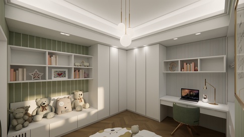 Cameretta Bambini in stile contemporaneo di 14 di Studio Gaetano Riccardelli