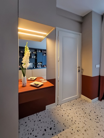 Soggiorno in stile contemporaneo di 32 di Studio MAC