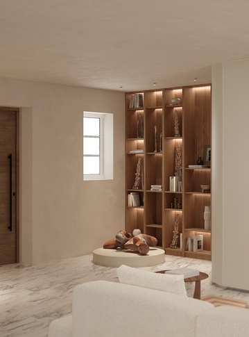 Ingresso in stile minimal di 15 di EmmePi Architettura