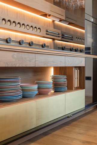 Cucina in stile contemporaneo di 70 di Abitacolo Interni