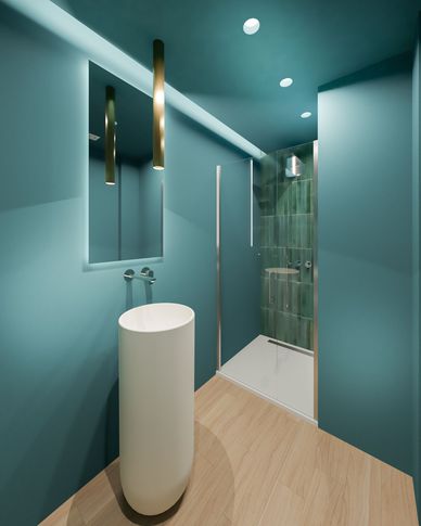Bagno in stile minimal di 3 di MICHELE VOLPI STUDIO INTERIOR DESIGN Bagno in stile minimal di 3 di MICHELE VOLPI STUDIO INTERIOR DESIGN