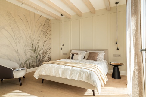 Camera da Letto in stile naturale di 19 di èdoc architects