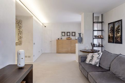 Soggiorno in stile contemporaneo di 35 di ZPSTUDIO Soggiorno in stile contemporaneo di 35 di ZPSTUDIO