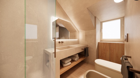 Bagno in stile contemporaneo di 5 di Simona Fogalesi interior designer Bagno in stile contemporaneo di 5 di Simona Fogalesi interior designer