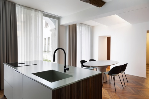 Cucina in stile contemporaneo di 30 di Andrea Benedetti Architetto