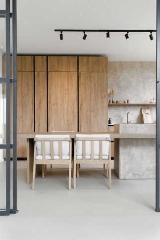 Cucina in stile soft industrial di 18 di Simona Fogalesi interior designer