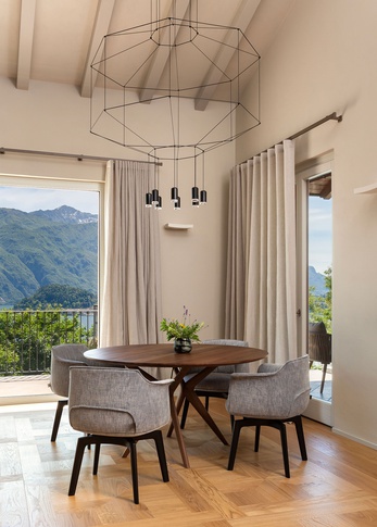 Soggiorno in stile moderno di 48 di Annalisa Carli Architetto