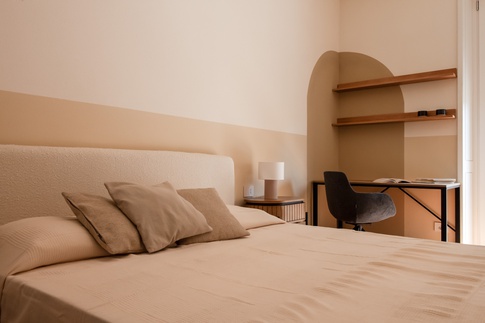 Camera da Letto in stile contemporaneo di 16 di SuMisura Architetti