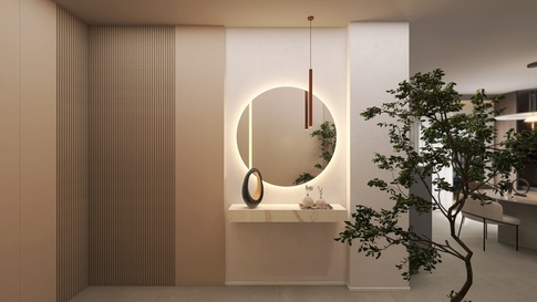 Ingresso in stile contemporaneo di 5 di BLUSPACE