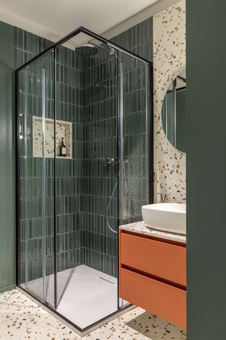 Bagno in stile contemporaneo di 4 di Lascia la Scia