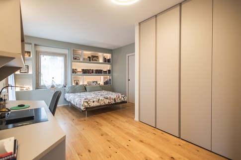 Camera da Letto in stile moderno di 23 di Architetto Zavagnini Daniele