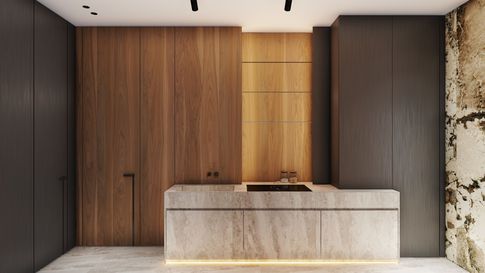 Open Space in stile contemporaneo di 30 di Salvatore Sito Interior Designer