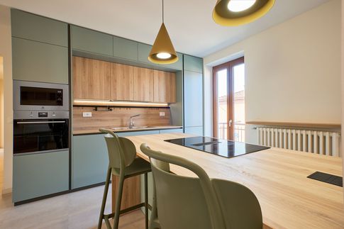 Open Space in stile contemporaneo di 48 di STUDIO AEDES STP SRL