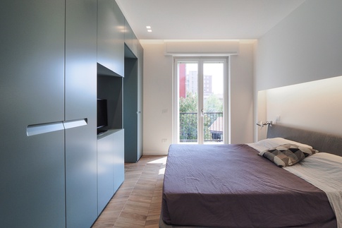 Camera da Letto in stile contemporaneo di 14 di Desearq studio - architettura e interior design Camera da Letto in stile contemporaneo di 14 di Desearq studio - architettura e interior design