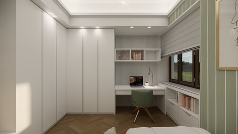 Cameretta Bambini in stile contemporaneo di 14 di Studio Gaetano Riccardelli