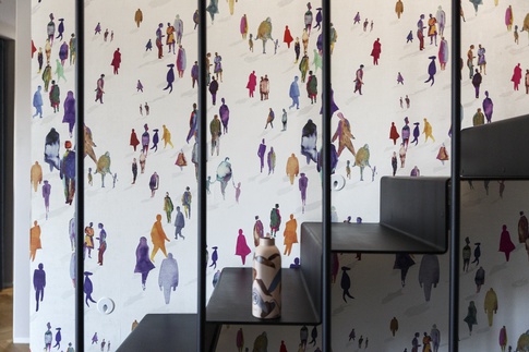 Scale in stile contemporaneo di 10 di Valentina Varricchio Architetto Scale in stile contemporaneo di 10 di Valentina Varricchio Architetto