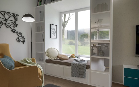 Open Space in stile moderno di 30 di Caterina Scamardella Architetto