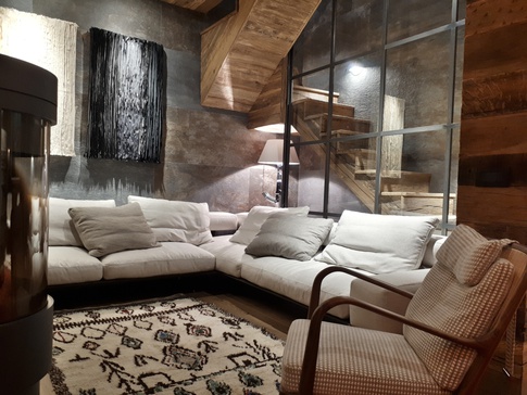 Soggiorno in stile moderno di 40 di Elena Vigano' Architetto