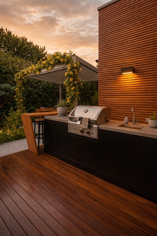 Giardino in stile contemporaneo di 80 di Francesca Silvestri