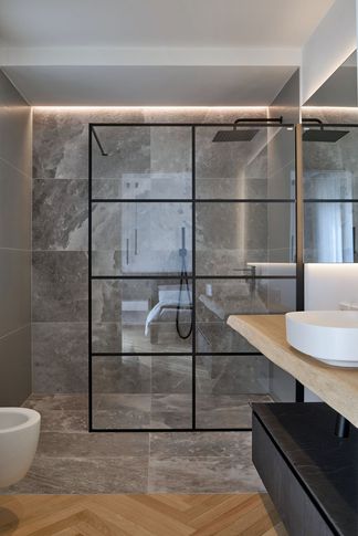 Bagno in stile contemporaneo di 6 di DQA Studio di architettura Bagno in stile contemporaneo di 6 di DQA Studio di architettura
