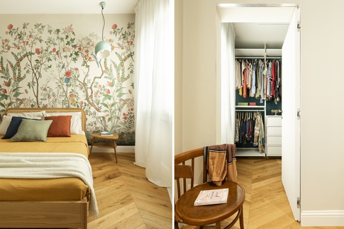 Camera da Letto in stile retrò di 14 di Rachele Biancalani Studio Camera da Letto in stile retrò di 14 di Rachele Biancalani Studio