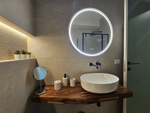 Bagno in stile contemporaneo di 4 di Alessandra Gambino Architetto - AGA Bagno in stile contemporaneo di 4 di Alessandra Gambino Architetto - AGA