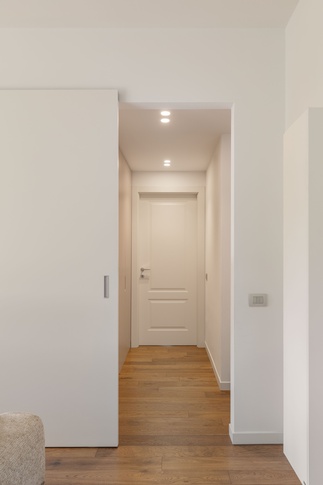 Bagno di Servizio in stile moderno di 7 di Chantal Forzatti architetto Bagno di Servizio in stile moderno di 7 di Chantal Forzatti architetto